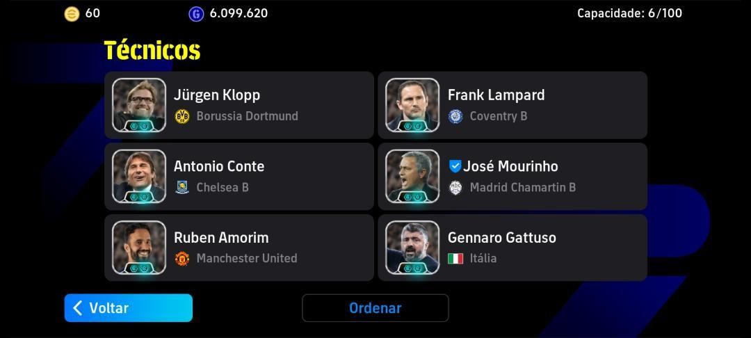 Conta Endgame 3215 FC | José Mourinho + Vários Treinadores | Plantel de Elite