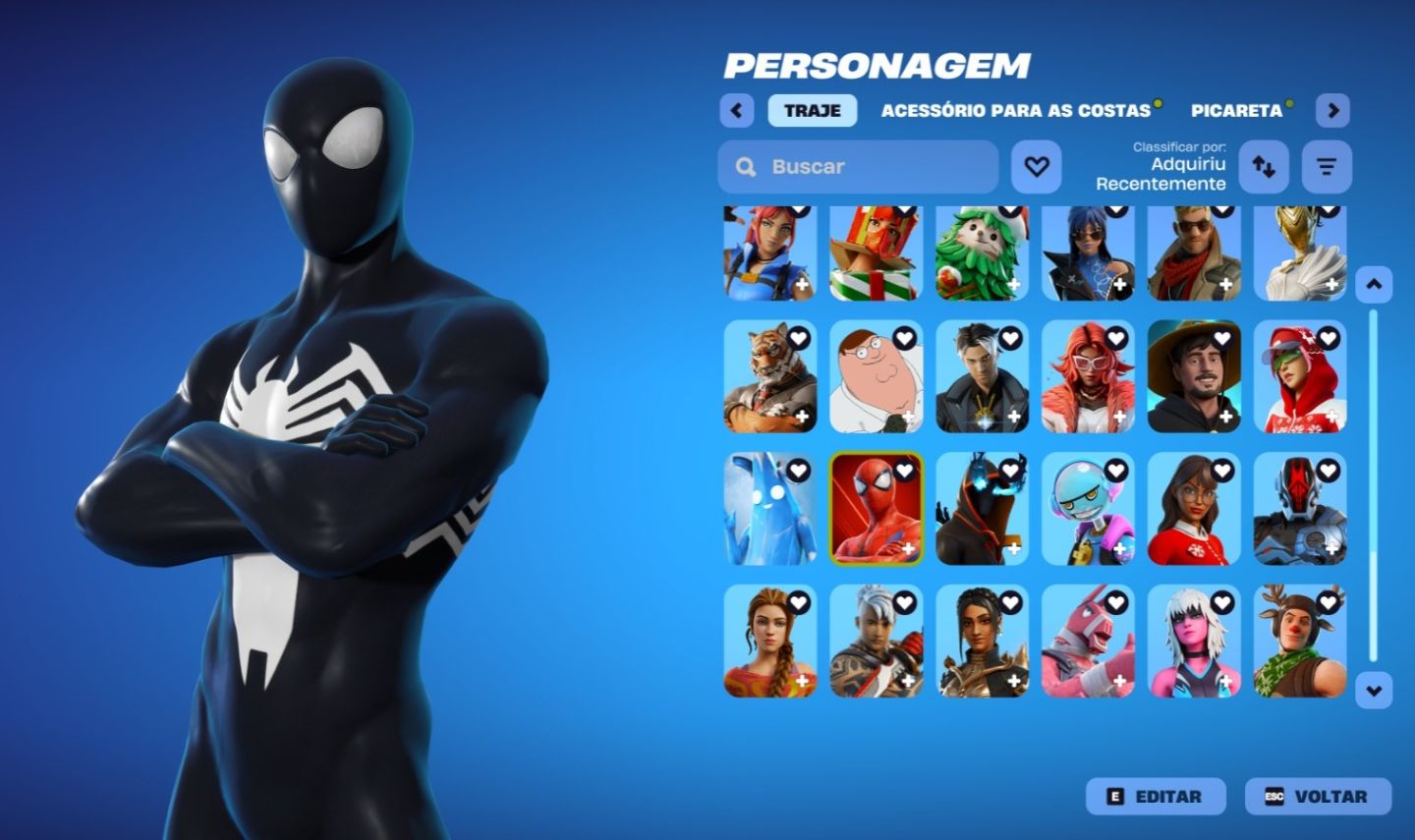 Conta de Fortnite com 82 Skins | Spider-Man | Promoção!