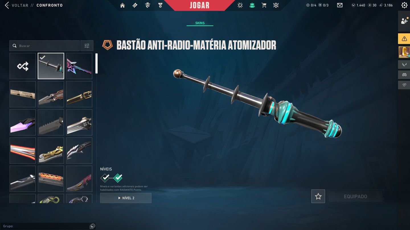 Conta Valorant com mais de 70 skins COMPRADAS