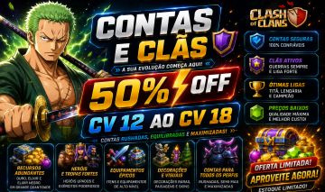 [ CONTAS E CLÃNS CLASH OF CLANS/FULL/ SEMI FULL/ RUSHADINHAS/ PROMOÇÃO 40 % OFF