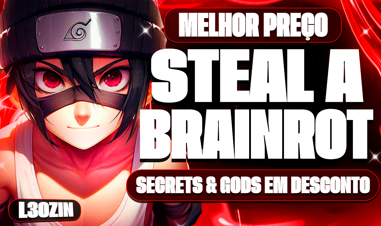 MELHOR PREÇO - PROMOÇÃO!!! STEAL A BRAINROT (ROUBE UM BRAINROT) - SECRETS E GODS