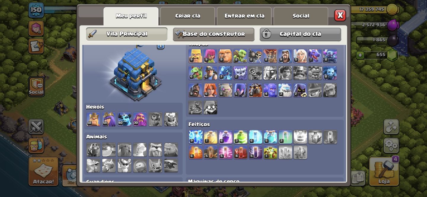 CLASH OF CLANS CV 12 FULL + BRAWL STARS + HAY DAY - 3 JOGOS EM UM SÓ EMAIL