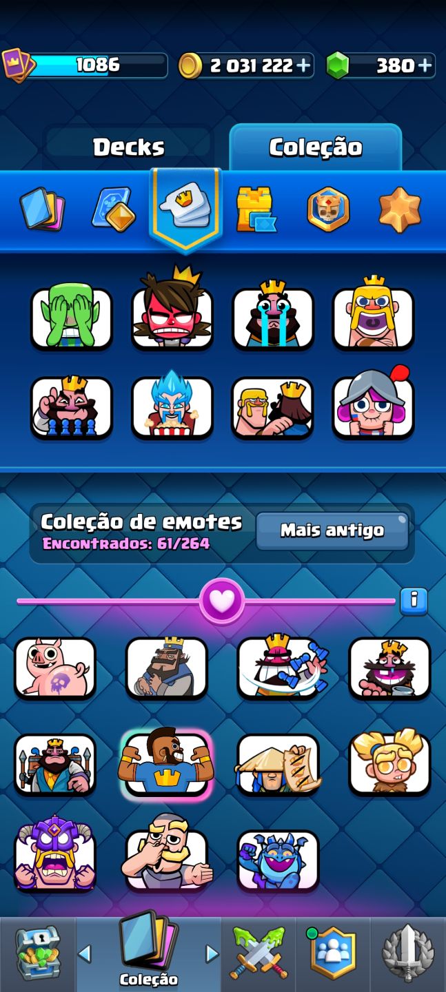 Conta Clash Royale nível 13