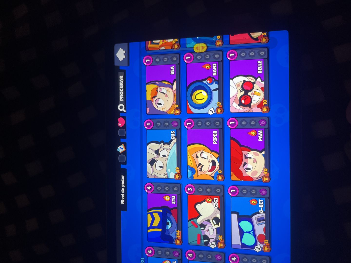 Conta de Braw Stars com mt brawlers maximizados para jogar rank maximo mitico1