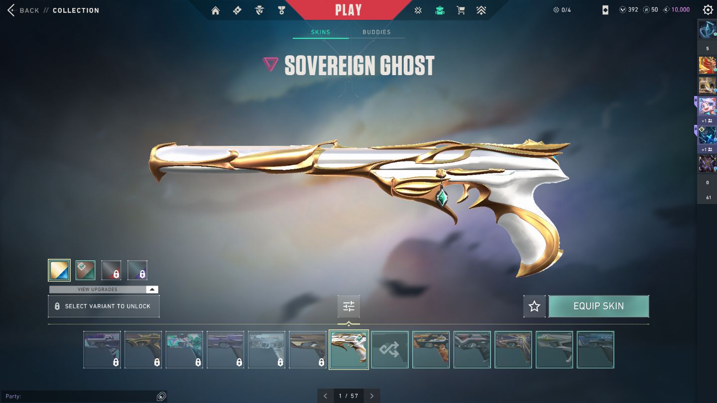 CONTA VALORANT NV446 ( PHANTOM CHAMPIONS + FACA LOCK IN + MUITAS SKINS)