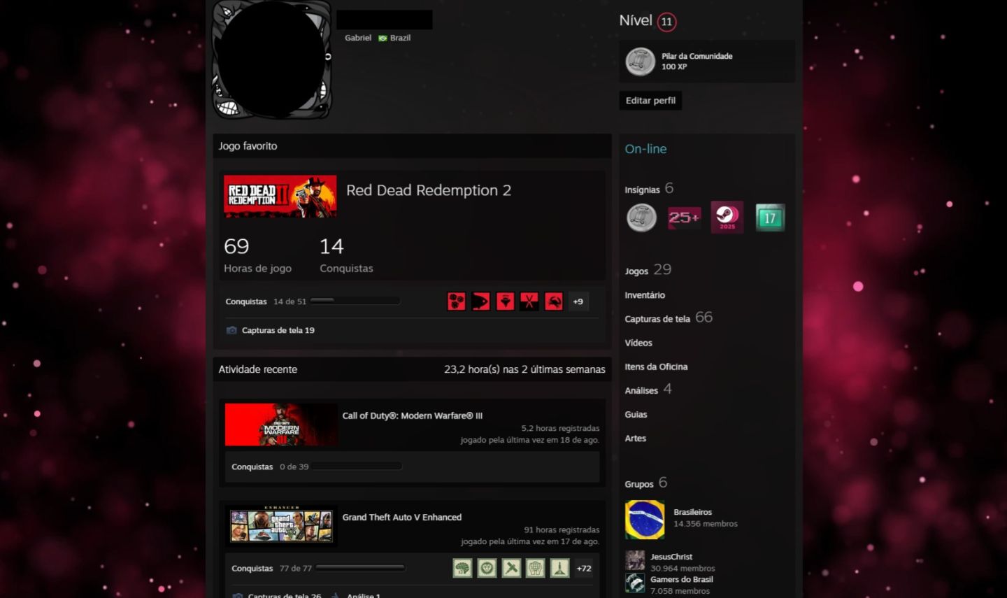 NO PREÇO!!! CONTA STEAM + ROCKSTAR + CoD e varios outros jogos