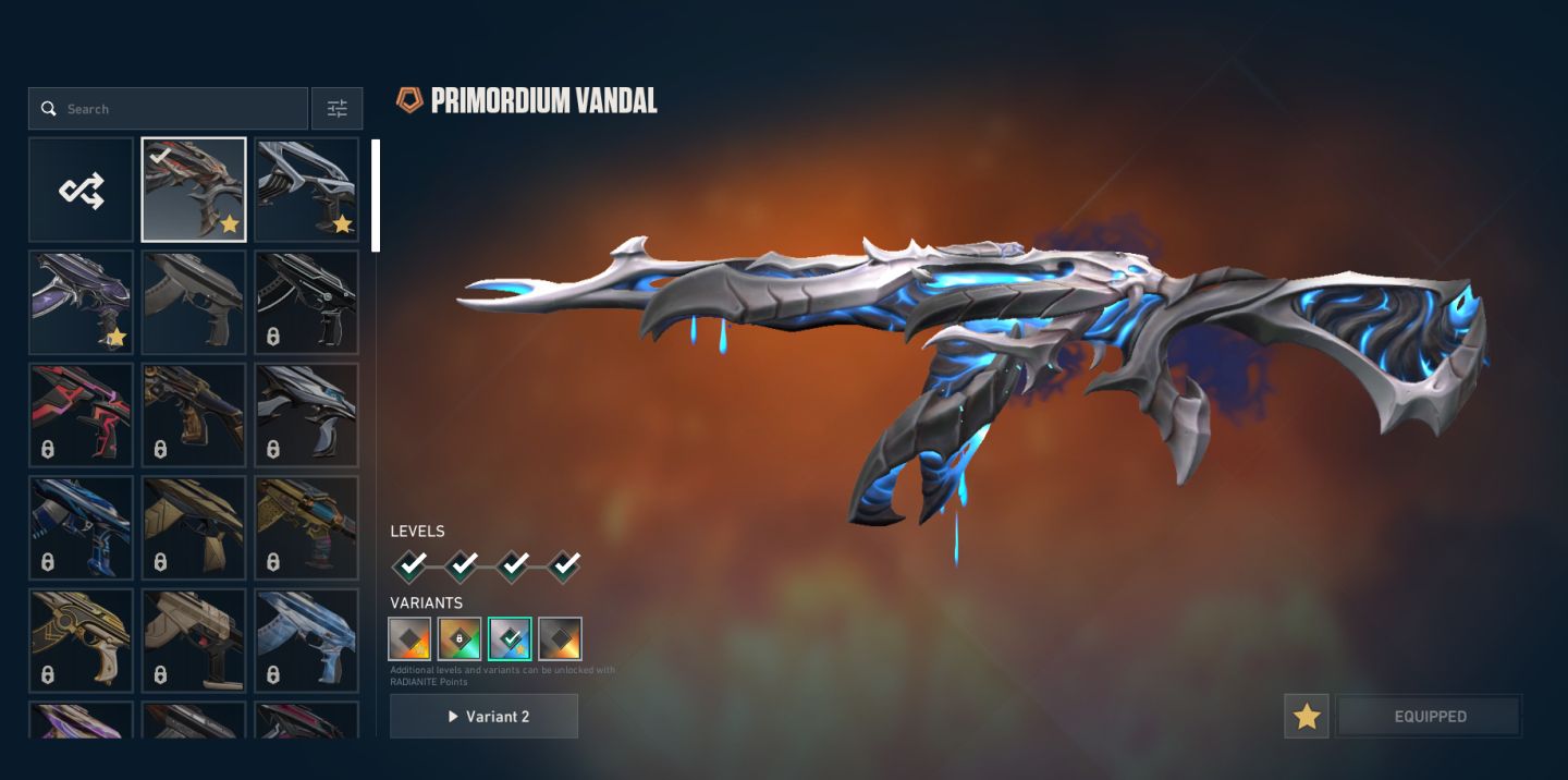 Conta Valorant platina 2 vandal forsaken