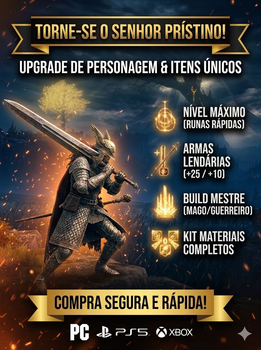 ELDEN RING - RUNAS, ITENS - PC - PS5 E PS4