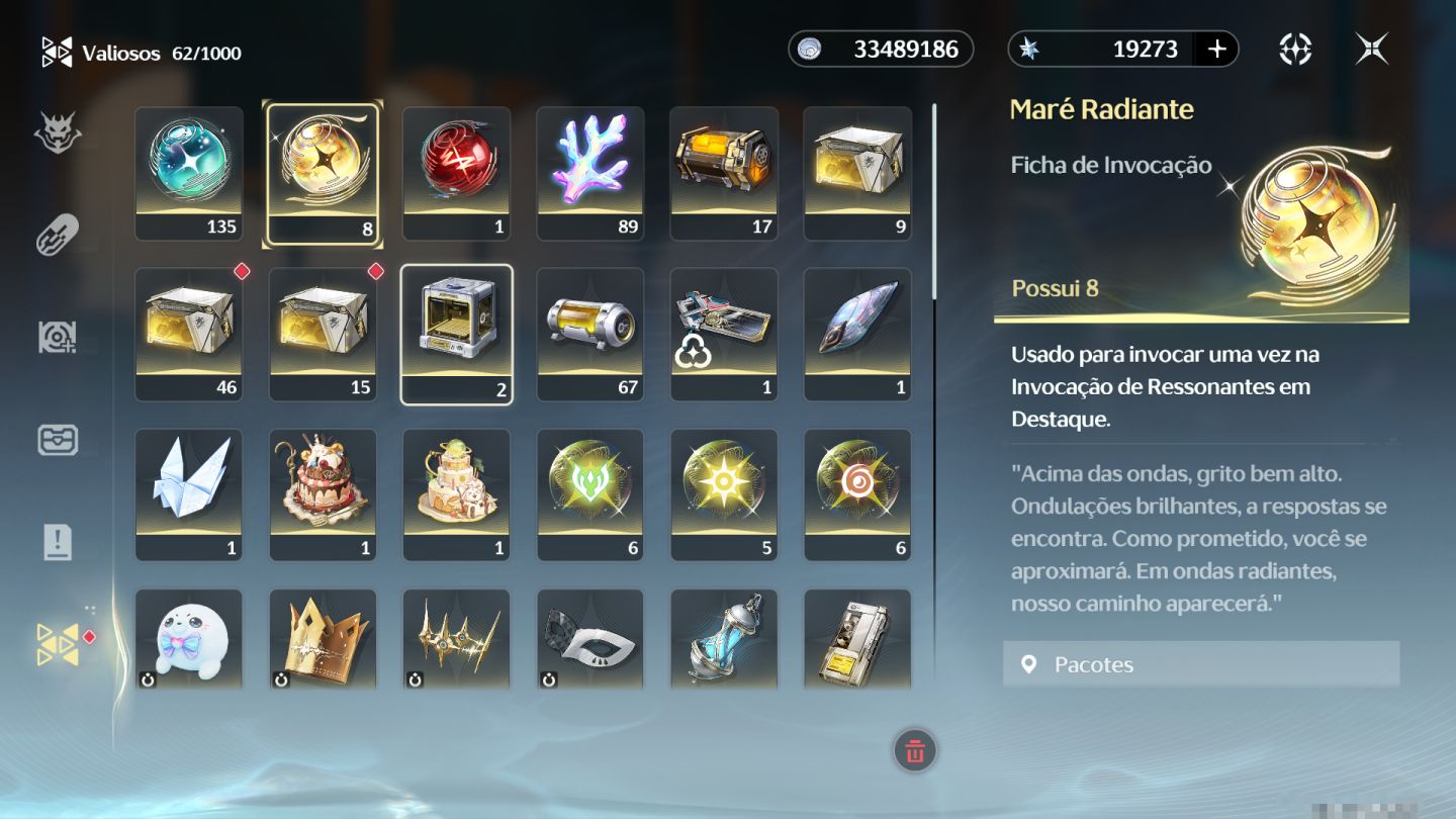Wuwa: Hsin S3+Biss, Suoming+Biss, Rebecca, 19k de astrites, 89 corais