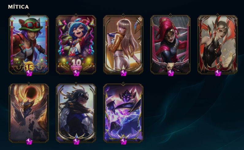 CONTA LOL PLATINA +500SKINS / CONTA VALORANT +3K EM SKINS / CONTA TFT DIAMANTE