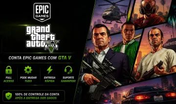 CONTAS EPIC GAMES COM GTA V | FULL ACESSO | + BARATO DO SITE