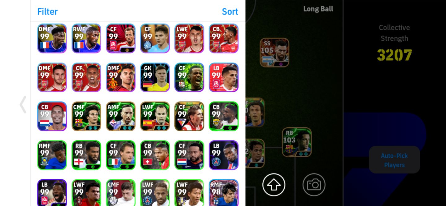Conta Efootball Mobile RARA, RARÍSSIMA (Konami ID perdido, somente Game Center)