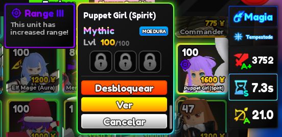 ANIME ADVENTURES - PUPPET GIRL EVO A+/S/A EM STATUS