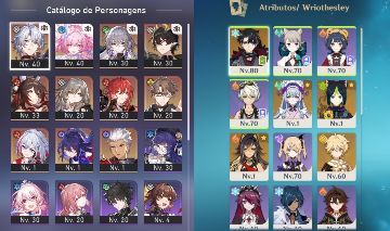 HSR + Genshin - Phainon, cyrene, fugue + garantido / Wriothesley + garantido