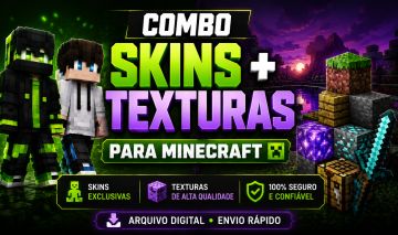 Skins e Texturas Exclusivas para Minecraft