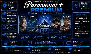 PARAMOUNT PREMIUM 4K - 30 DIAS