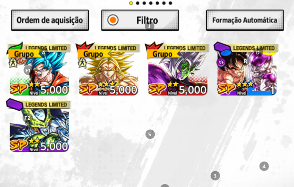 ULTRA GOKU UI, ULTRA ZAMASU, LR GOKU BLACK VILAO + 41K CRISTAIS (ANDROID)