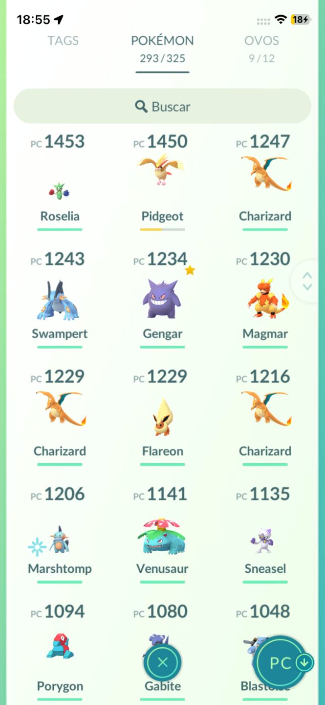 [Promoção] Conta pokemon go com 19 lendarios lvl 33 (FULL ACESSO)