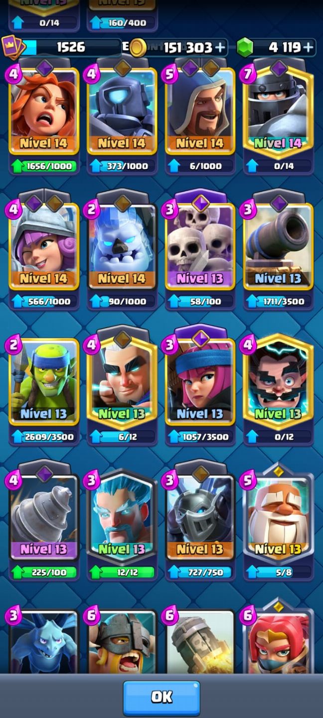 Conta Clash Royale à venda nível avançado!