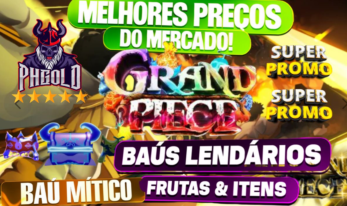 GPO | Grand Piece Online (BAÚ MENOR E MELHOR PREÇO) - FRUTAS E ITENS - TUDO!!!!!