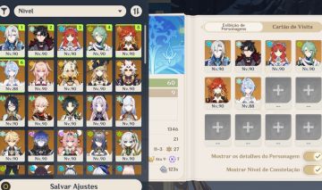 CONTA GENSHIN IMPACT AR60 ( CONTA ENDGAME ) 3 MESES DE BENÇÃO ATIVA