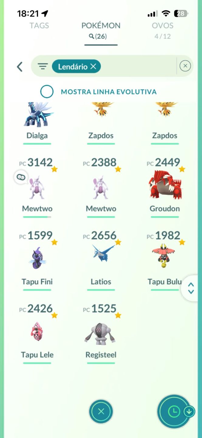 POKÉMON GO | CONTA PREMIUM | ITENS + POKÉMON RAROS