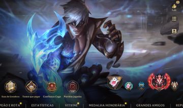 Conta antiga com vários itens e ícones! Rankeds gm em quase tudo, 1 challenger