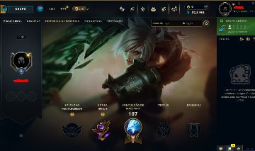 UNRANKED NUNCA JOGADA - UPADA A MÃO - NIVEL 30 - 32K DE ESSENCIA AZUL