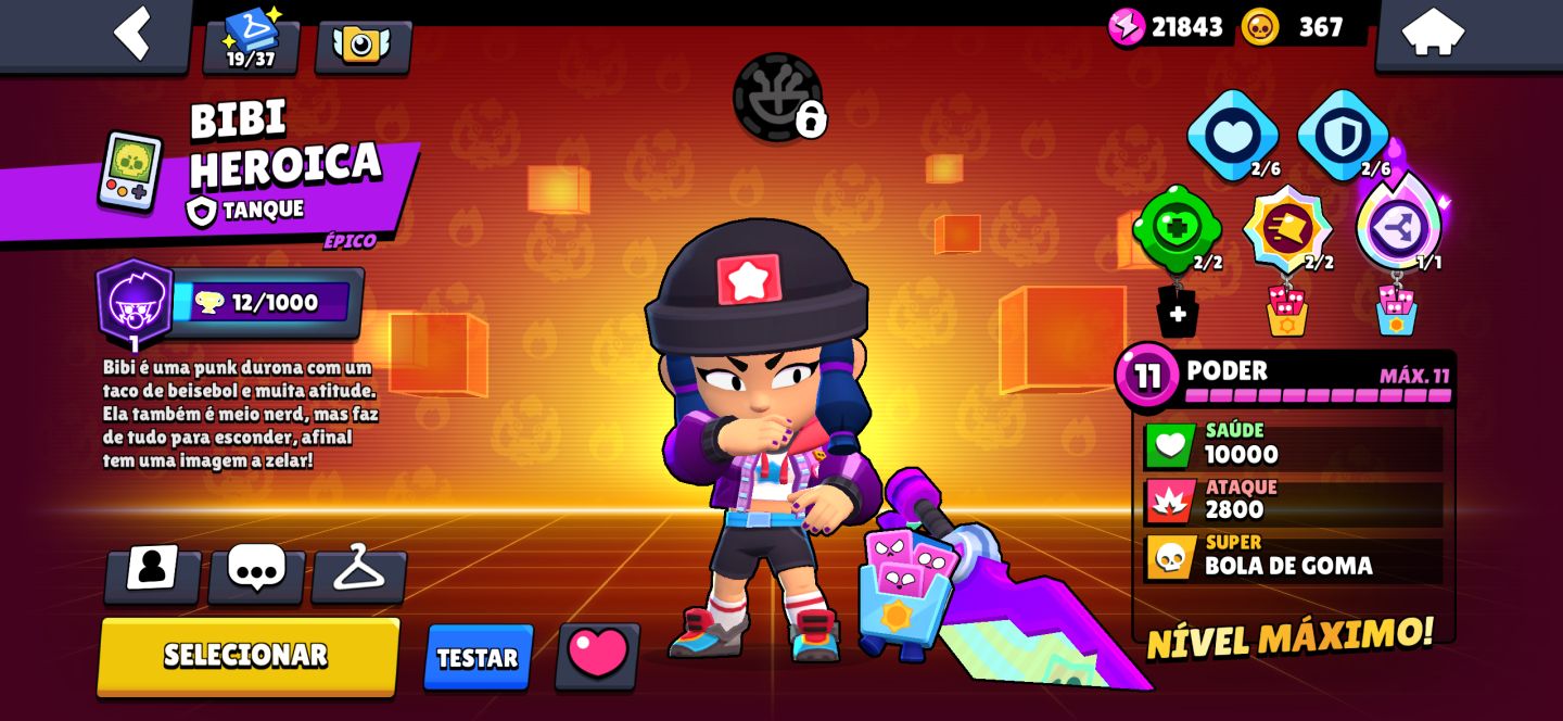 Conta Gemada de Brawl Stars