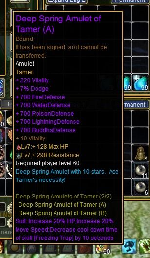 Tamer Full DR PvE +12