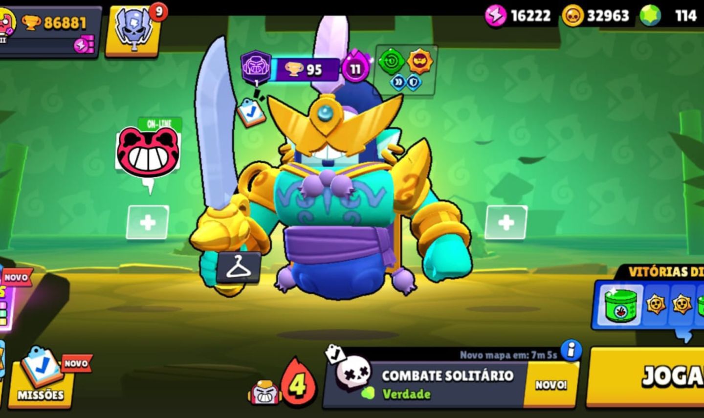 CONTA BRAWL STARS VETERANA (2018) | 86K TROFÉUS | 98 BRAWLERS NÍVEL 11