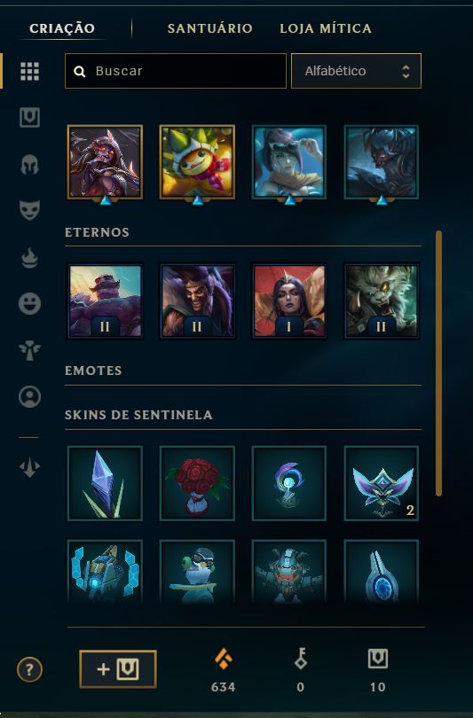 CONTA DIAMANTE 2 BOAS SKINS, TROCA DE NICK DISPONÍVEL, 30K EA, ANTI-BAN