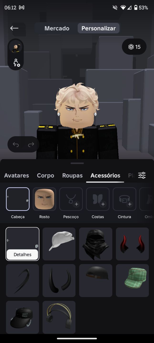 Conta de Roblox - 8145 robux gastos.