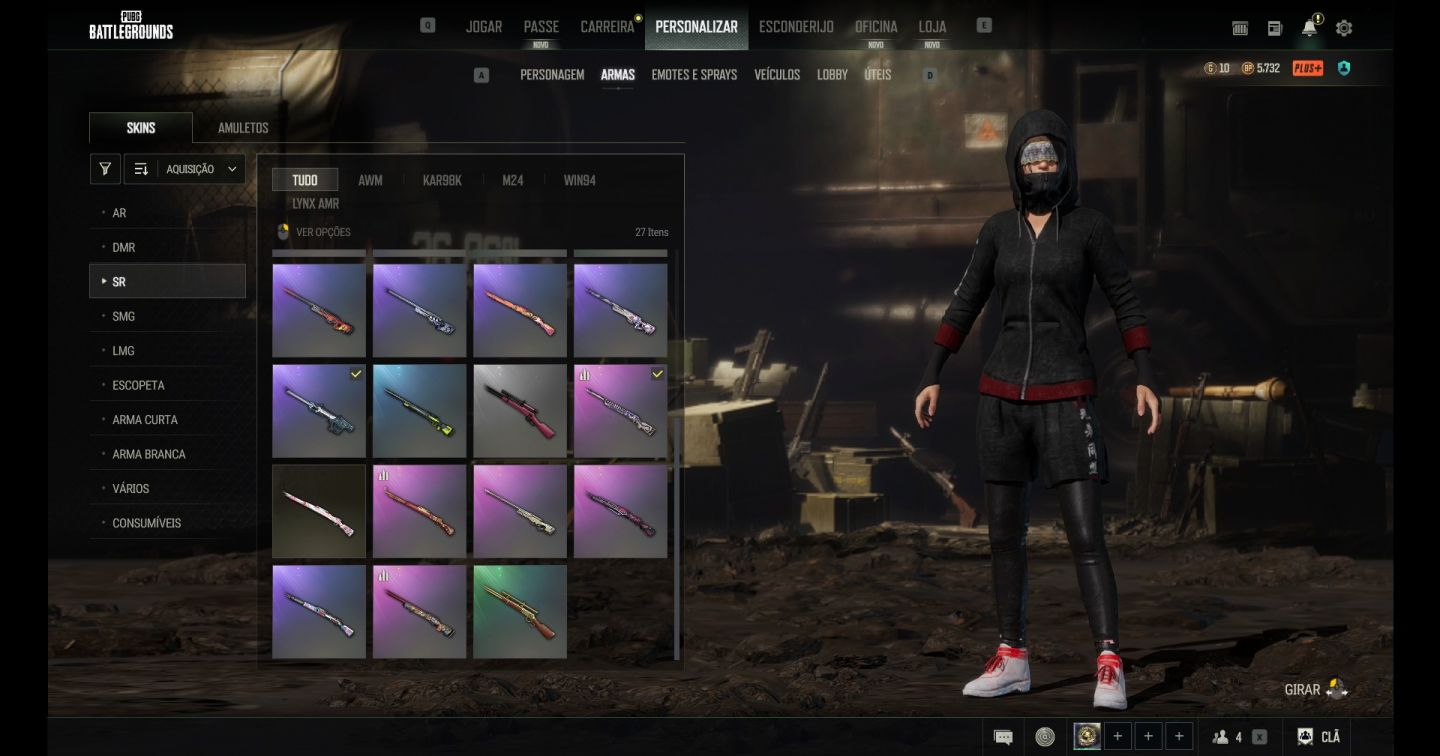 CONTA PUBG STEAM - 8 PROGRESSIVAS - 3 VEICULOS +3.500 HORAS E ITENS RAROS