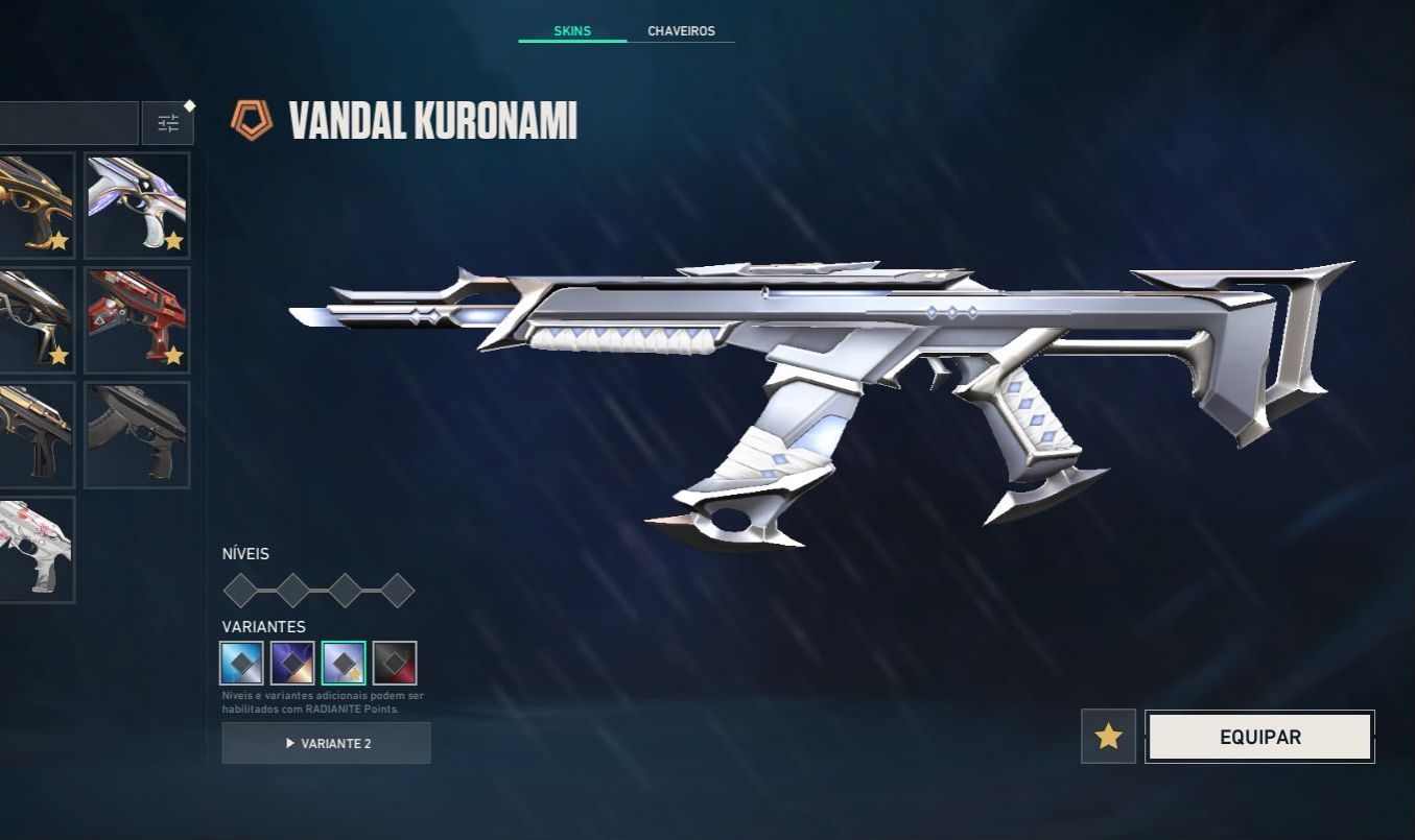 Conta Valorant com muitas skins (Pack Kuronami 1)
