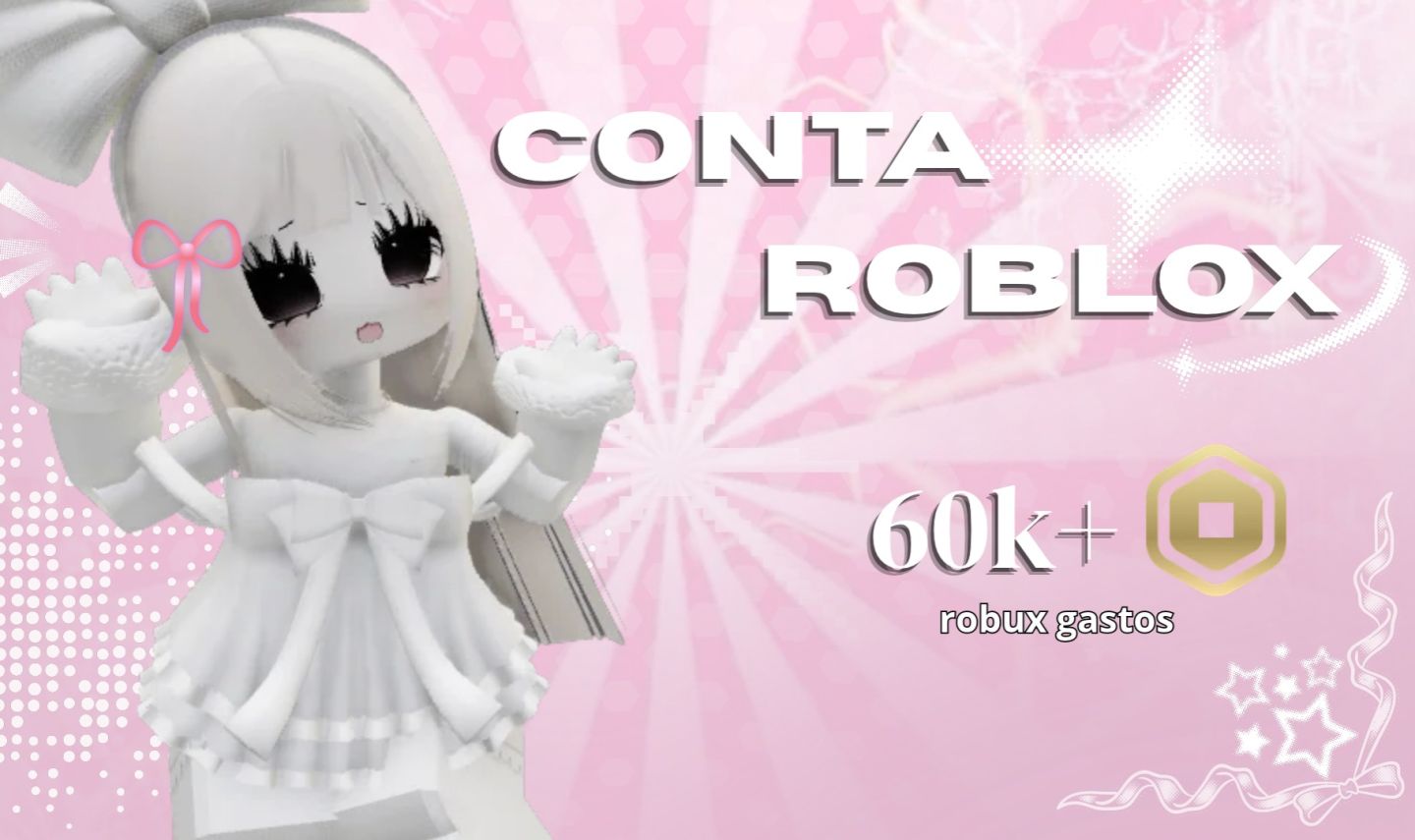Roblox Conta 60k+ gastos