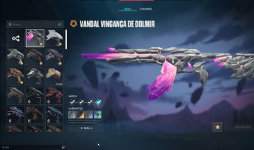Conta Valorant com karambit vct 25 americas + 21 skins