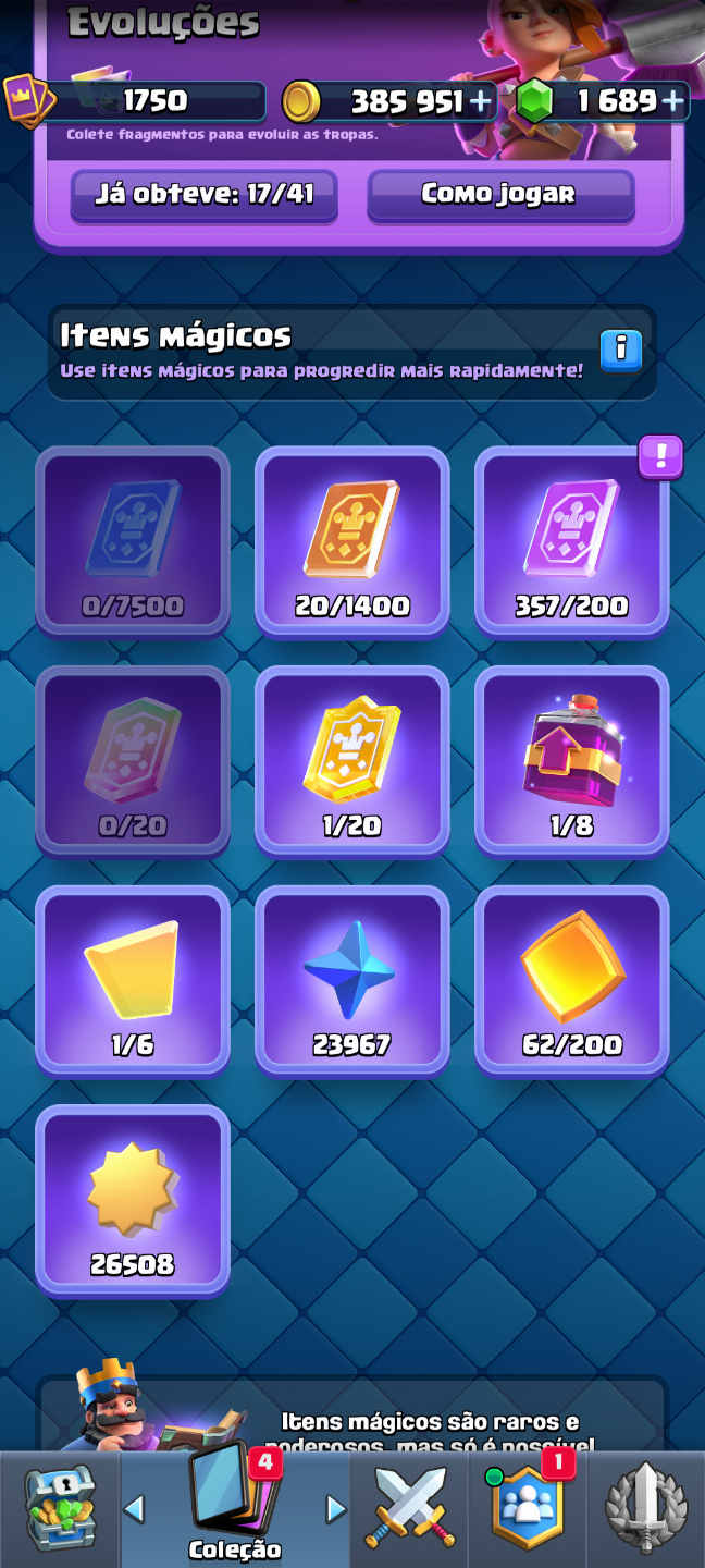 Conta rara de Clash Royale, com 10 anos de jogo, PROMOÇÃO POR TEMPO LIMITADO!!!