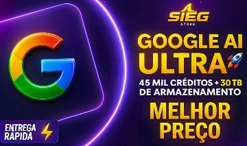 VEO 3.1 - GOOGLE ULTRA E GEMINI PRO COM 45 MIL CRÉDITOS FLOW - MELHOR PREÇO