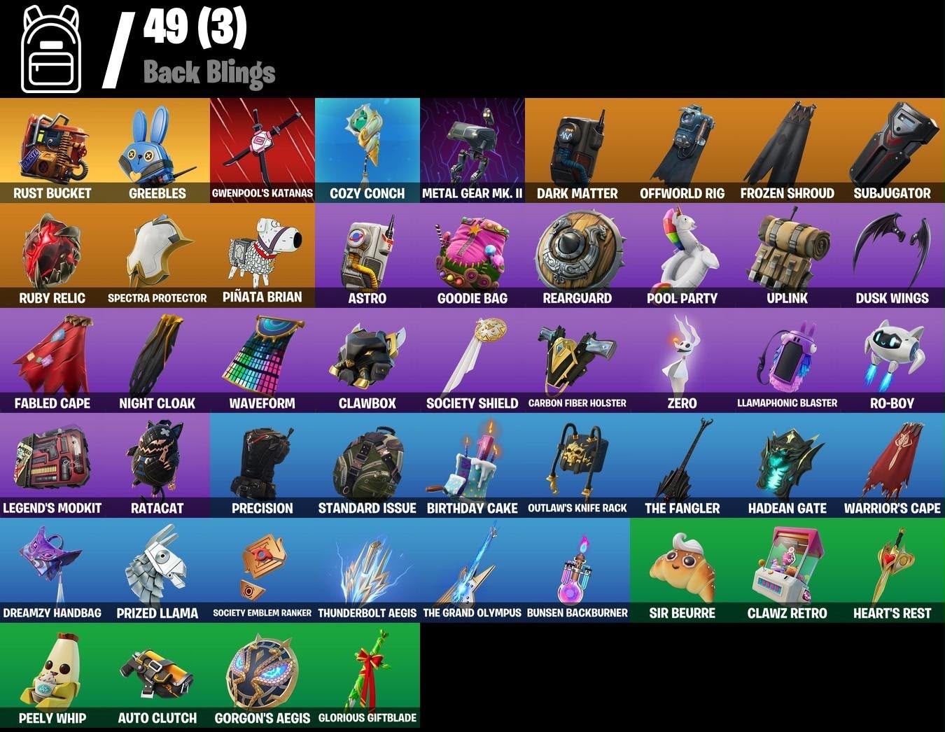 CONTA FORTNITE OG TEMPORADA 3 + THE REAPER (JOHN WICK) + OMEGA