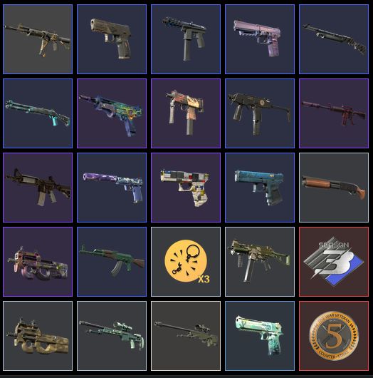CONTA CS2 PREMIER COM MEDALHAS/STEAM NIVEL 50 E MUITOS JOGOS!!!
