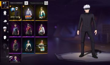 CONTINHA DE FF BRABA COM SATORU GOJO E SASUKE FEITA RECARGA!!