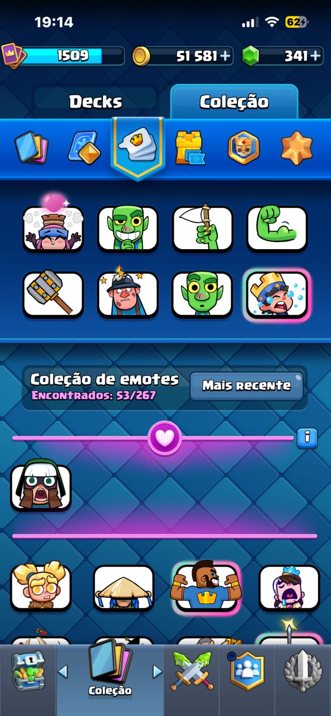 Conta de Clash Royale 11k800tf completinha