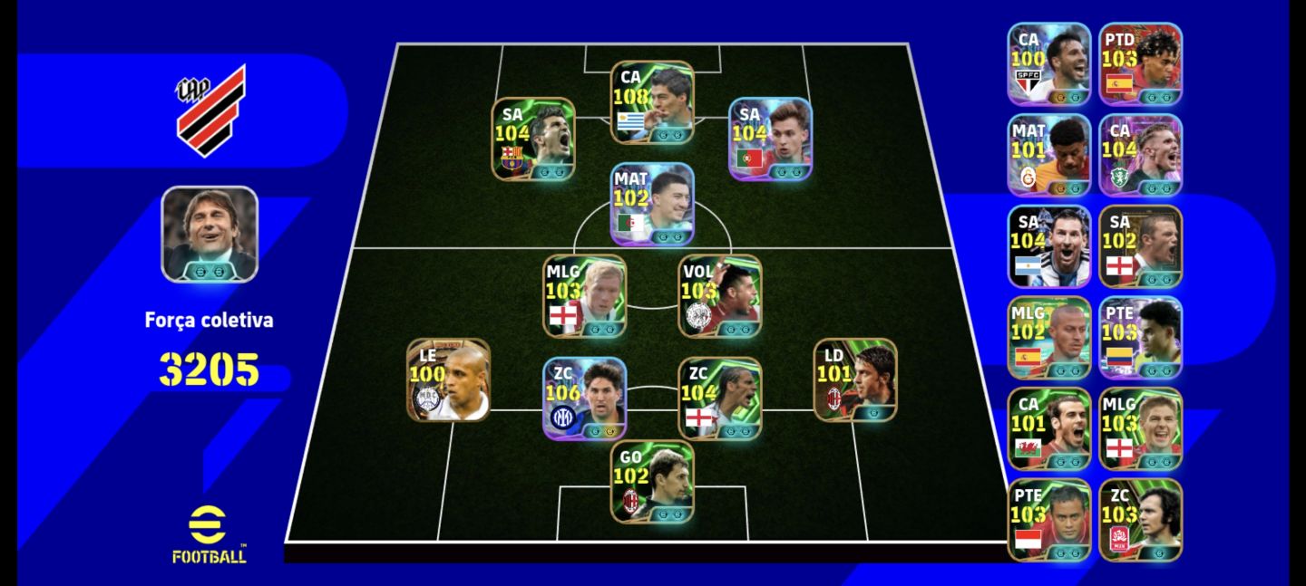 Conta de efootbol
