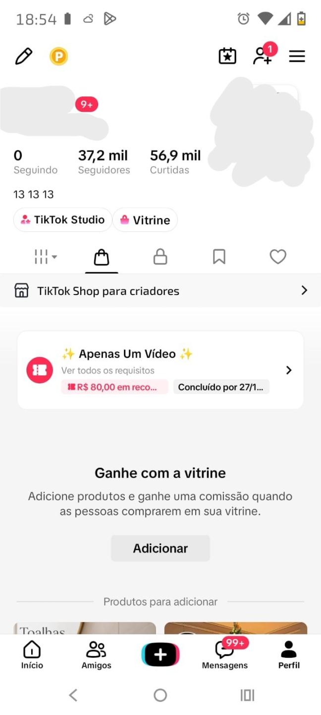 CONTA TIKTOK 37,2K SEGUIDORES, MONETIZAÇÃO E SHOP APROVADO | NICHO POLITICA