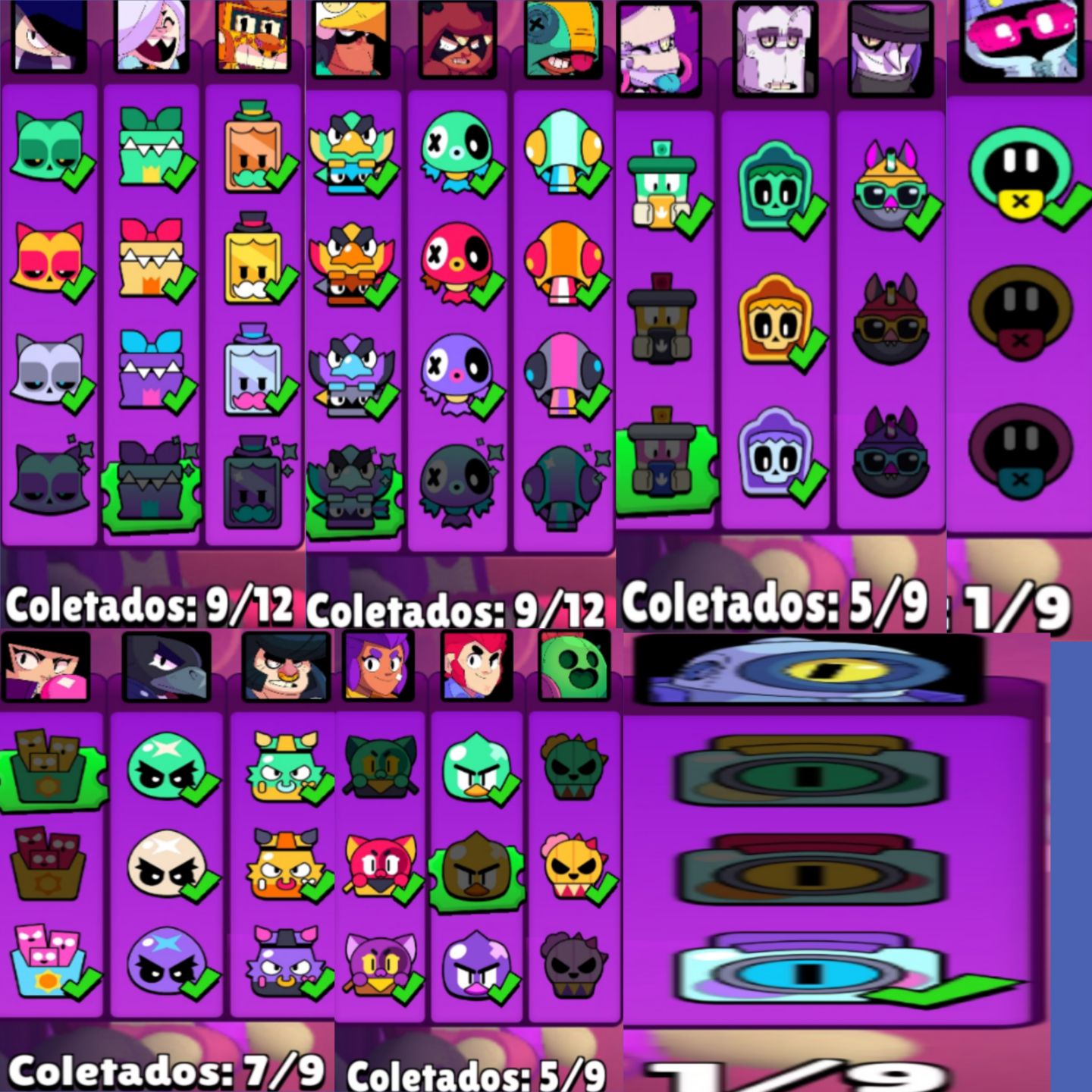 CONTA BRAWL STARS BARATA | BARATA| MUITOS RECURSOS | 272 SKINS | 40 HIPERCARGAS