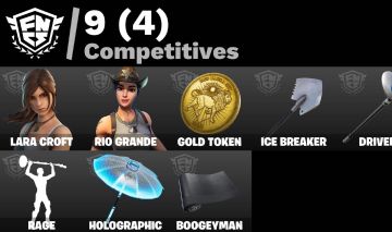 CONTA FORTNITE TRYHARD BARATA, LARA CROFT TAKE THE ELF E MUITO MAIS