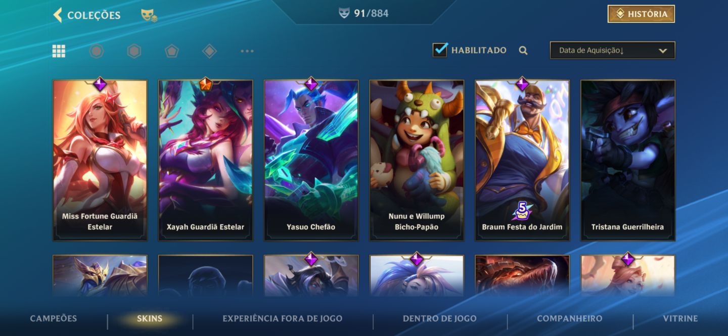 CONTA LOL A VENDA COM CROMAS E SKINS RARAS