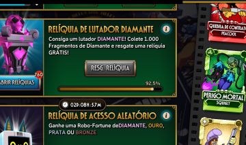 Conta de Skullgirls late game com 700+ relíquias diamante