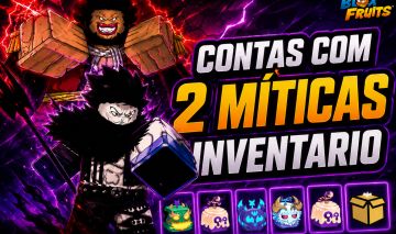 BLOX FRUITS | ACC COM 2 MÍTICAS INVENTÁRIO